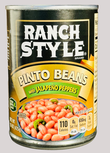 Ranch Style Pinto Beans with Jalapeño